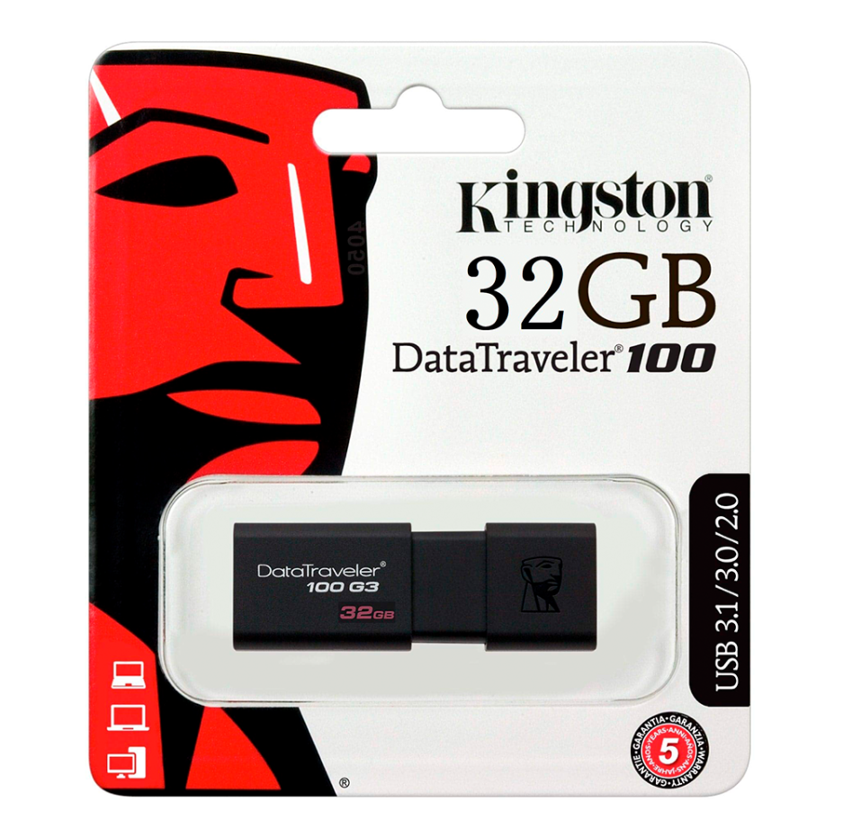 Pendrive Kingston DT100 G3 32GB USB 3.2