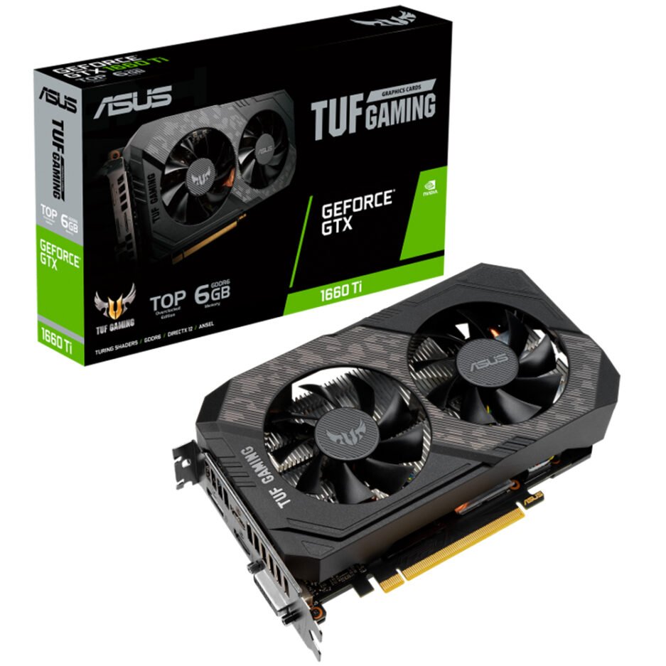 Tarjeta Video Asus TUF GTX-1660Ti 6GB OC