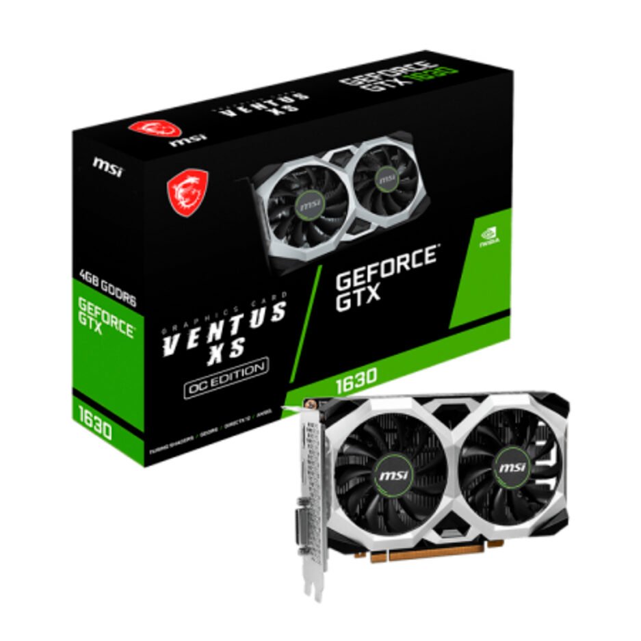 Tarjeta de Video MSI GTX-1630 Ventus XS OC Edition 4GB