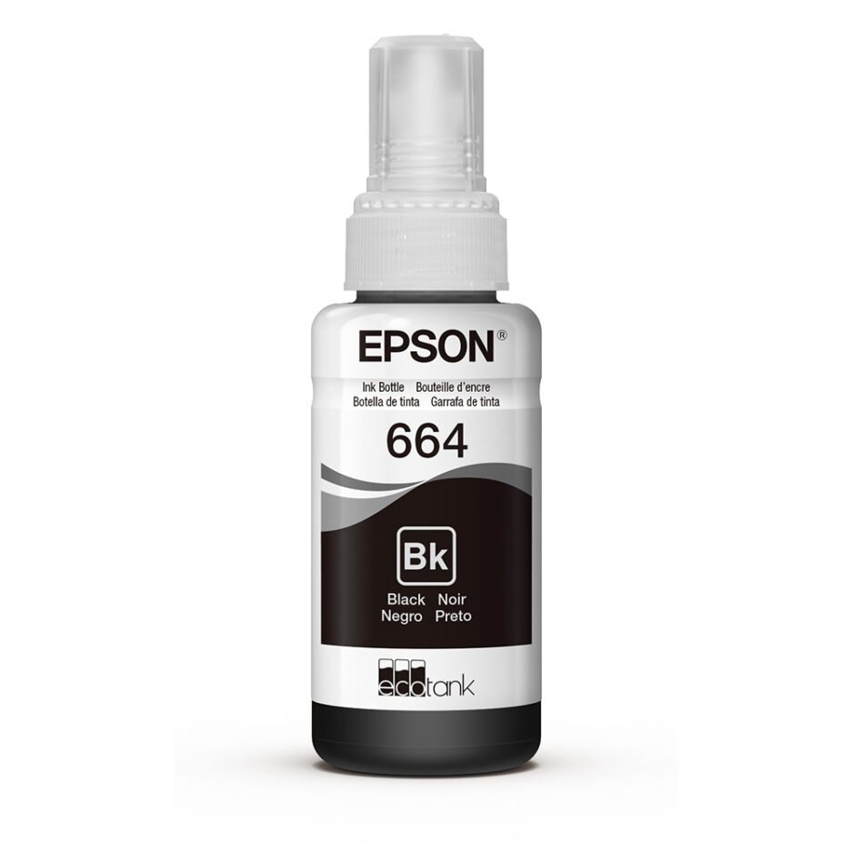Tinta Epson T664 Black 70ml Original