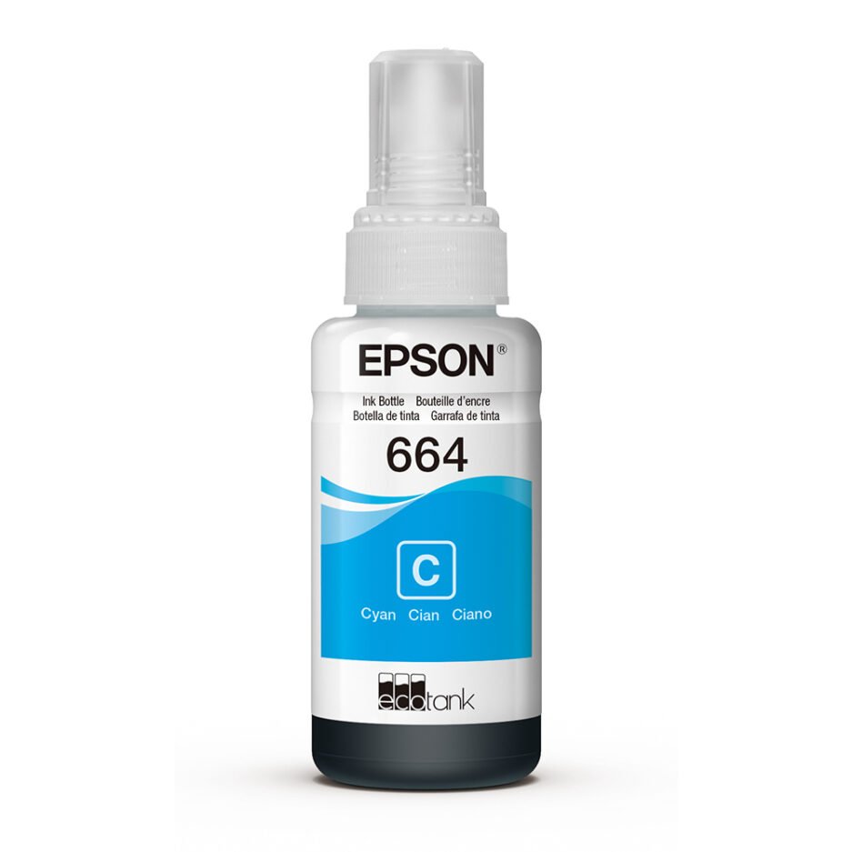 Tinta Epson T664 Cyan 70ml Original