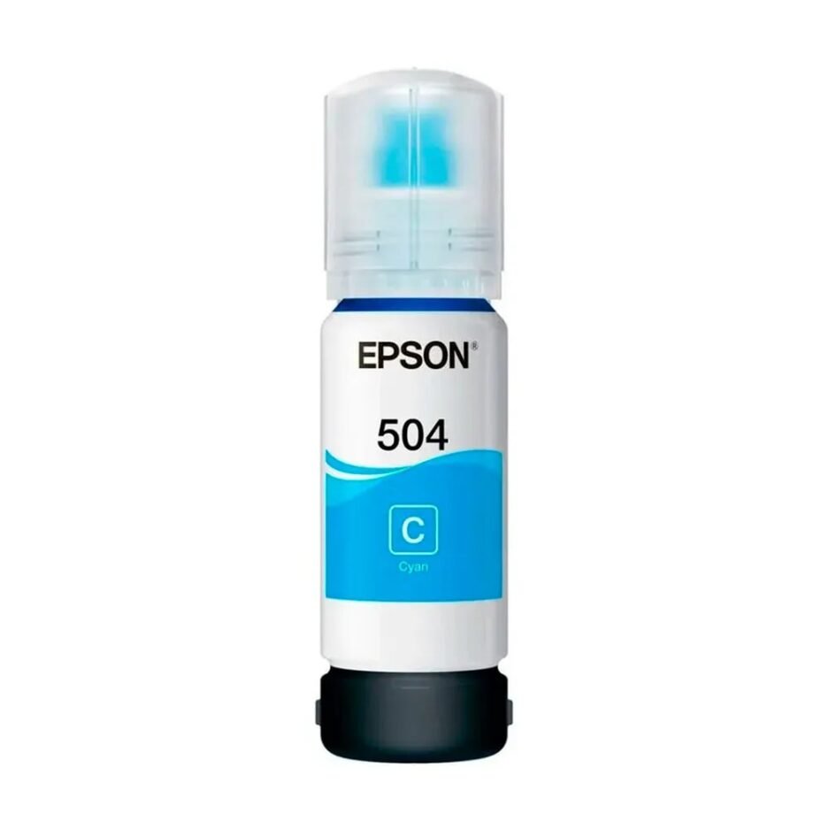 Tinta Epson T504 Cyan 70ml Original
