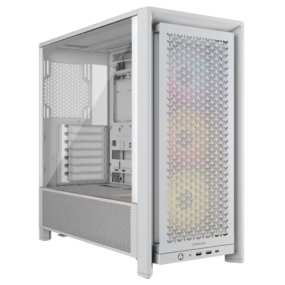 CASE CORSAIR FRAME 4000D RS RGB E-ATX COLOR WHITE