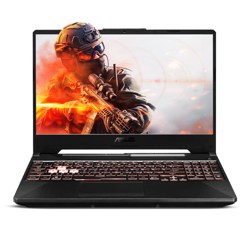 Laptop Asus TUF A15 FA506NCG-HN204 | Ryzen 7 Series 7000(7445HS) | Pantalla 15.6" FHD de 144Hz | RAM 8GB DDR5 | SSD Nvme 512GB | RTX-3050 4GB GDDR6 | Teclado RGB | COLOR BLACK