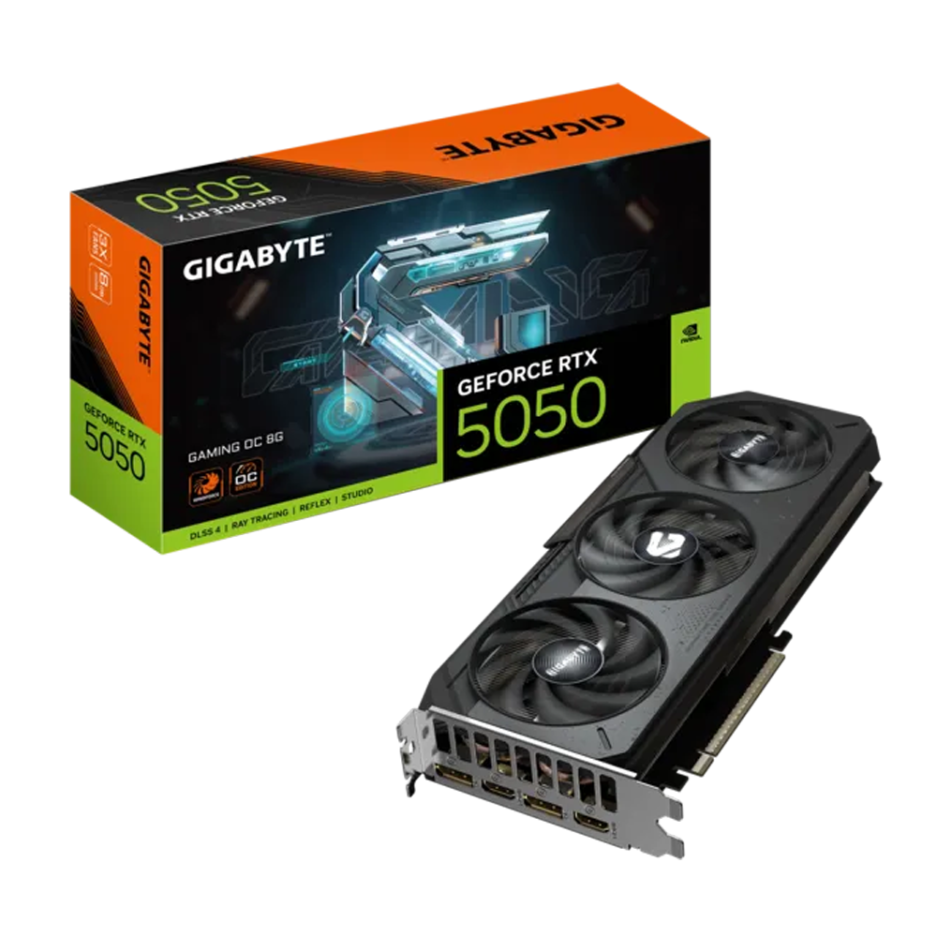 Geforce Color TARJETA DE VIDEO GIGABYTE GAMING EDITION OC WINDFORCE GEFORCE RTX-5050 ...