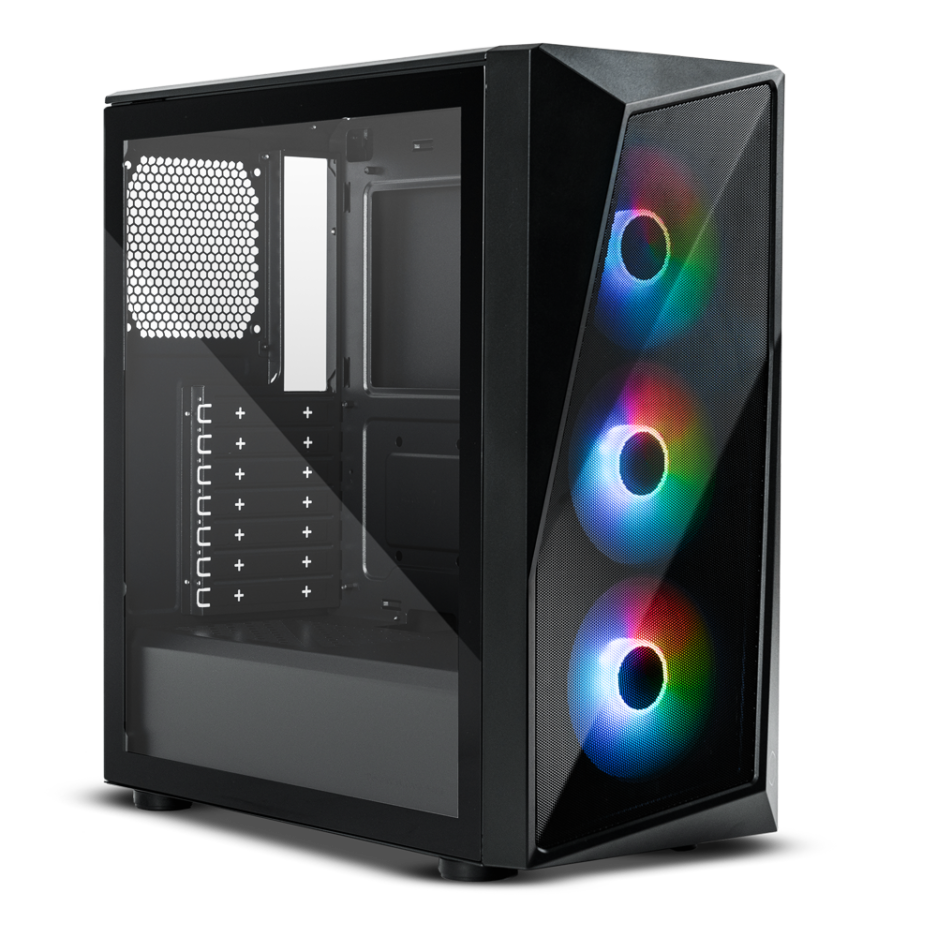 CASE COOLERMASTER CM P520 ATX COLOR BLACK, INCLUYE FUENTE DE PODER