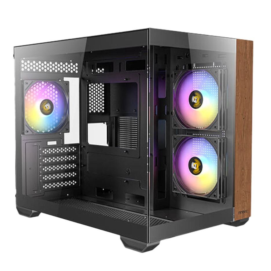 CASE ANTEC CX600M WOOD ARGB MICRO ATX COLOR BLACK