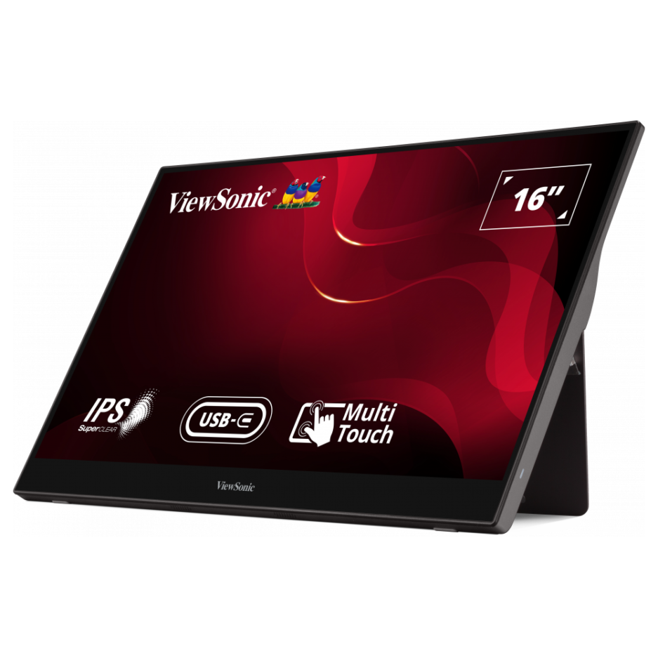 MONITOR VIEWSONIC PORTATIL TD1655 16" FHD 60HZ TOUCH