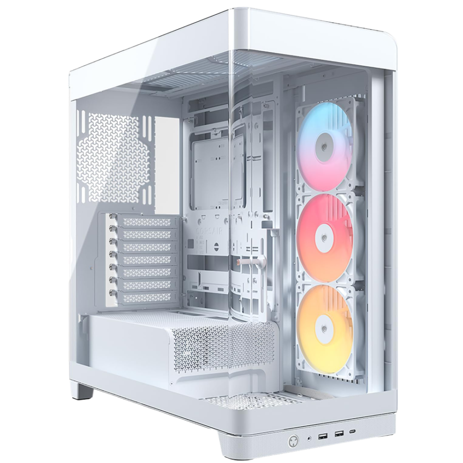 CASE CORSAIR FRAME 4500X ATX ARGB PANORAMIC GLASS COLOR WHITE