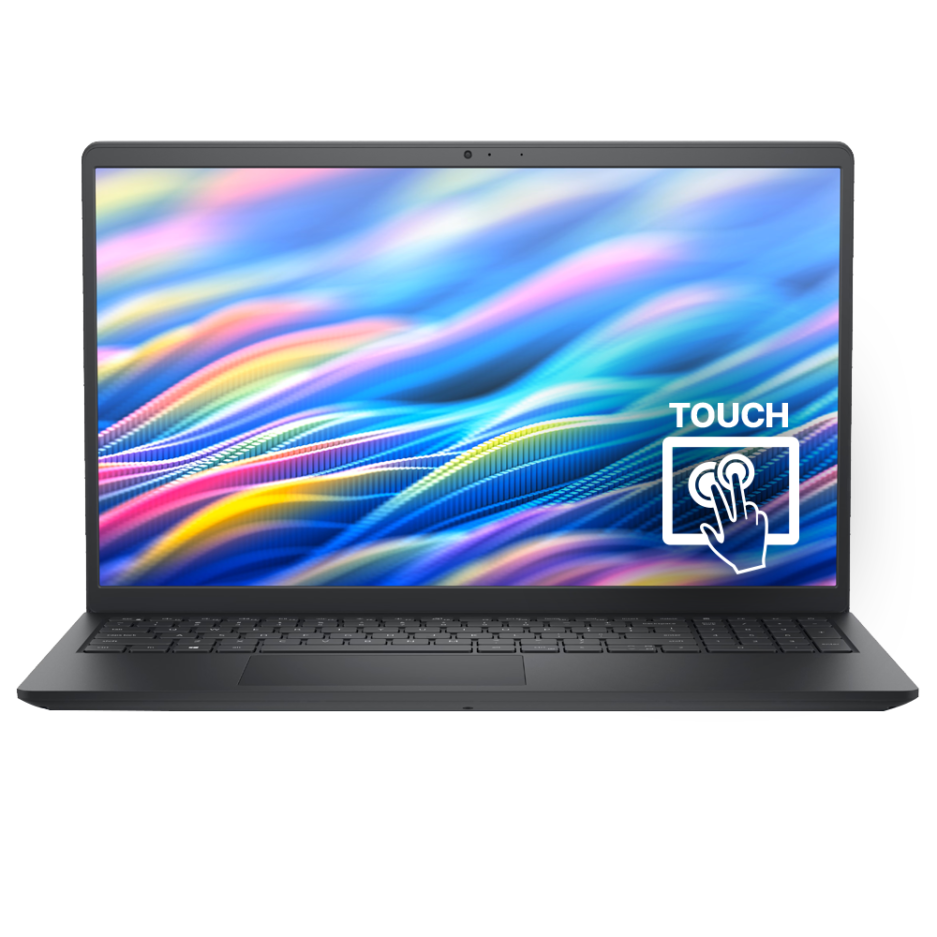 Laptop DELL DC15250-5434BLK | CORE 5-1334U 13VA Generación | 8GB RAM DDR4 | 512GB NVME |15.6" FHD TOUCH COLOR BLACK