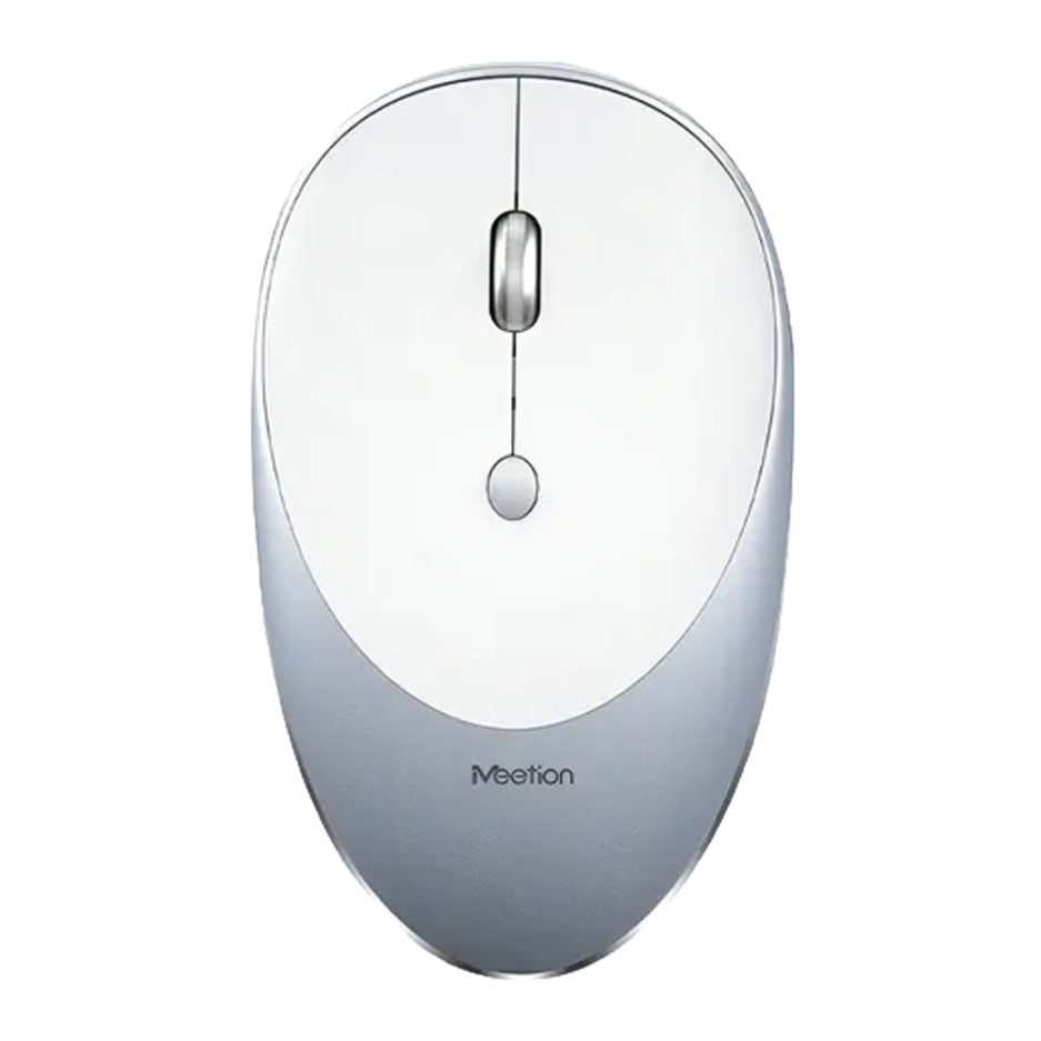 MOUSE MEETION MT-R600 1600DPI RECARGABLE CONEXION WIRELESS HASTA10M COLOR SILVER