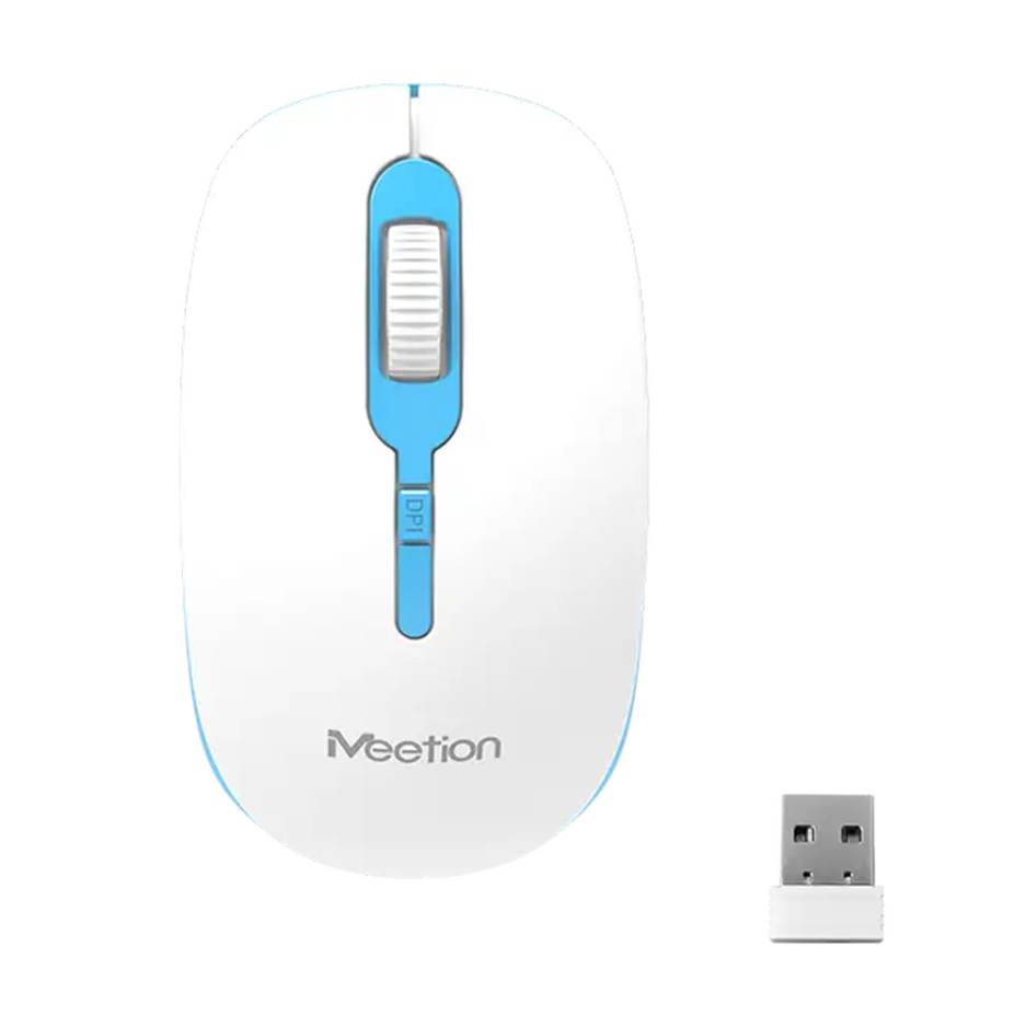 Mouse Meetion R547 Blanco-Azul