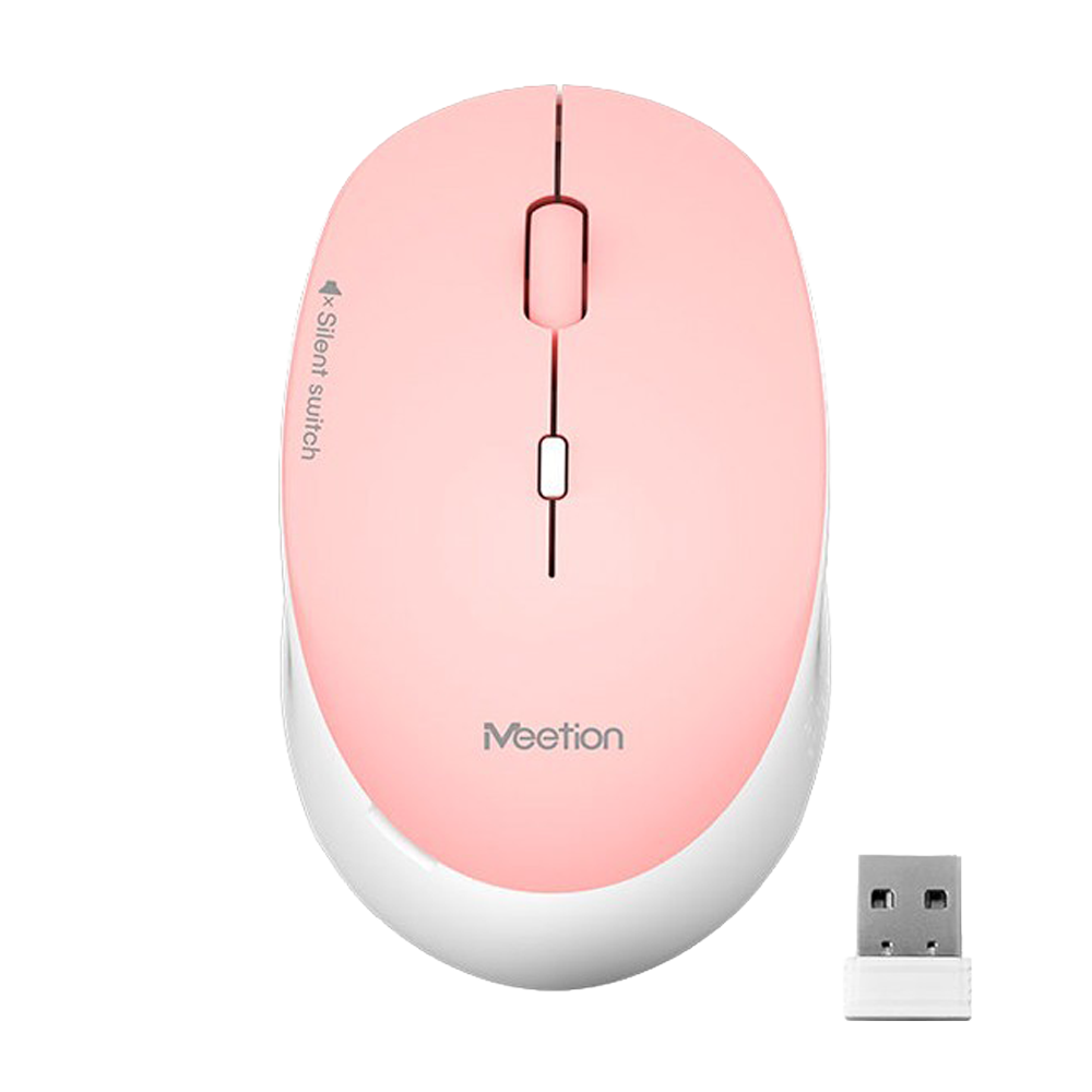MOUSE MEETION MODELO: MT-R570 CONEXION WIRELLES COLOR PINK (SKU: 6970344732803)