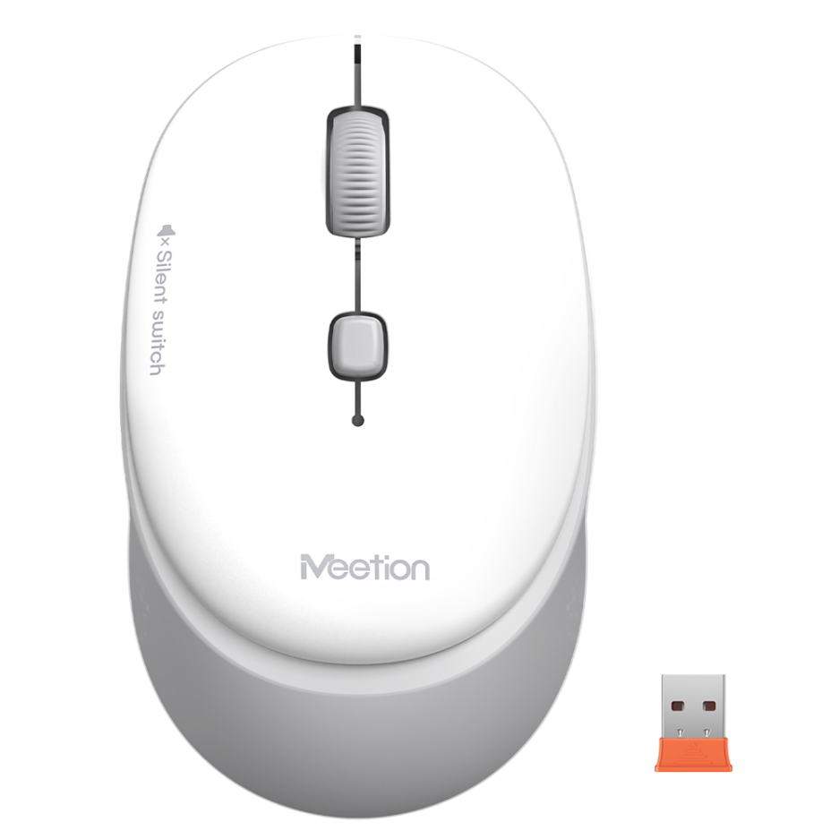 MOUSE MEETION MODELO: R571 CONEXION WIRELLESS COLOR WHITE