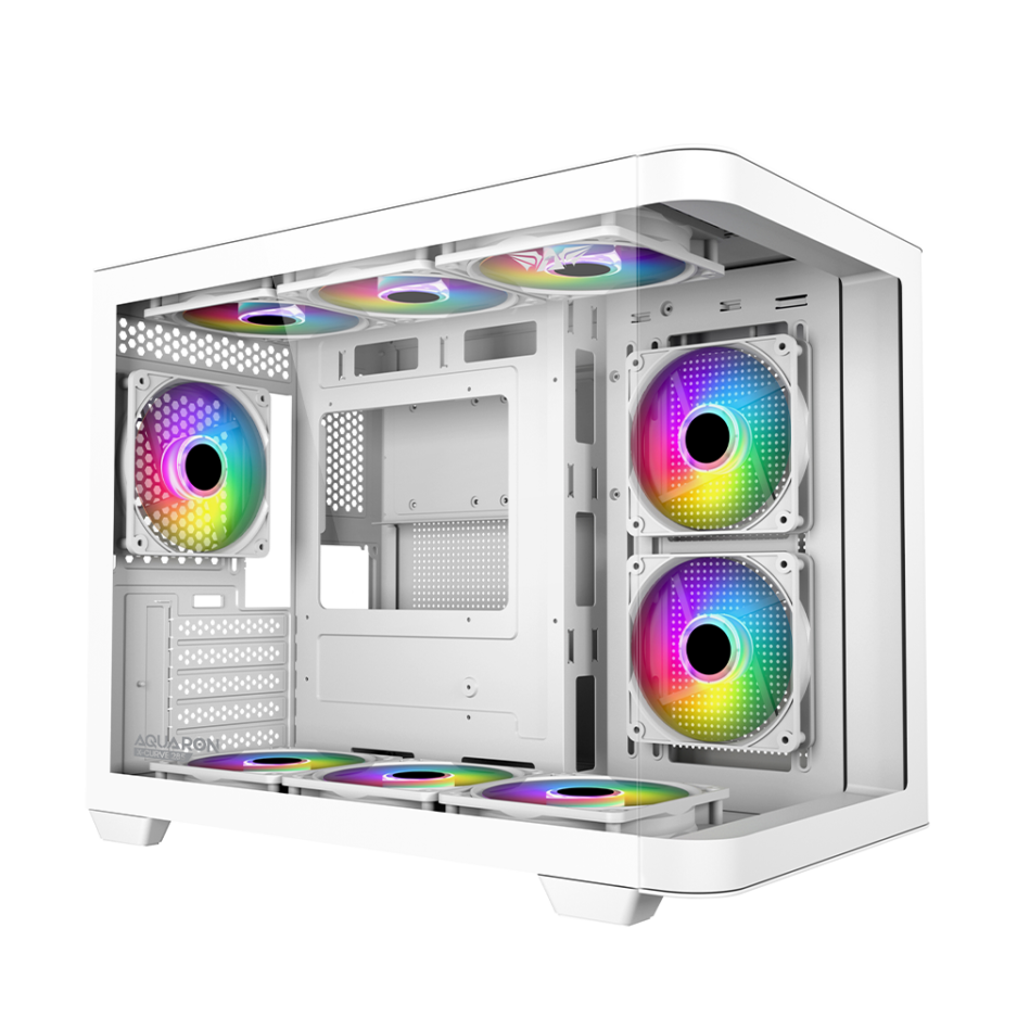 Case ARMAGGEDDON AQUARON X-CURVE GIGA 10 ATX Color White