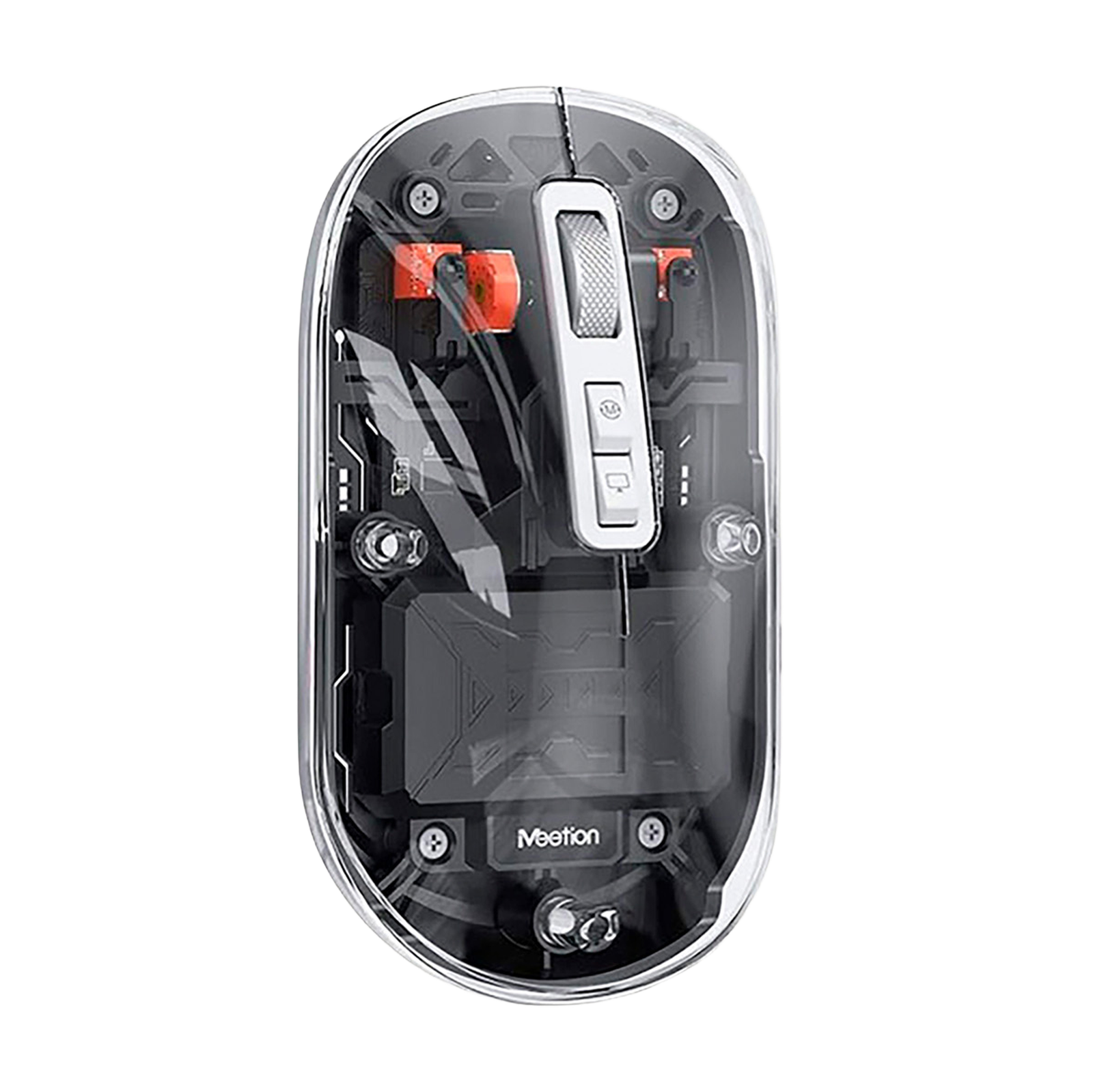 MOUSE MEETION BTM005 RECARGABLE 2400DPI CONEXION WIRELESS/BT COLOR BLACK (SKU: 6970344734494)