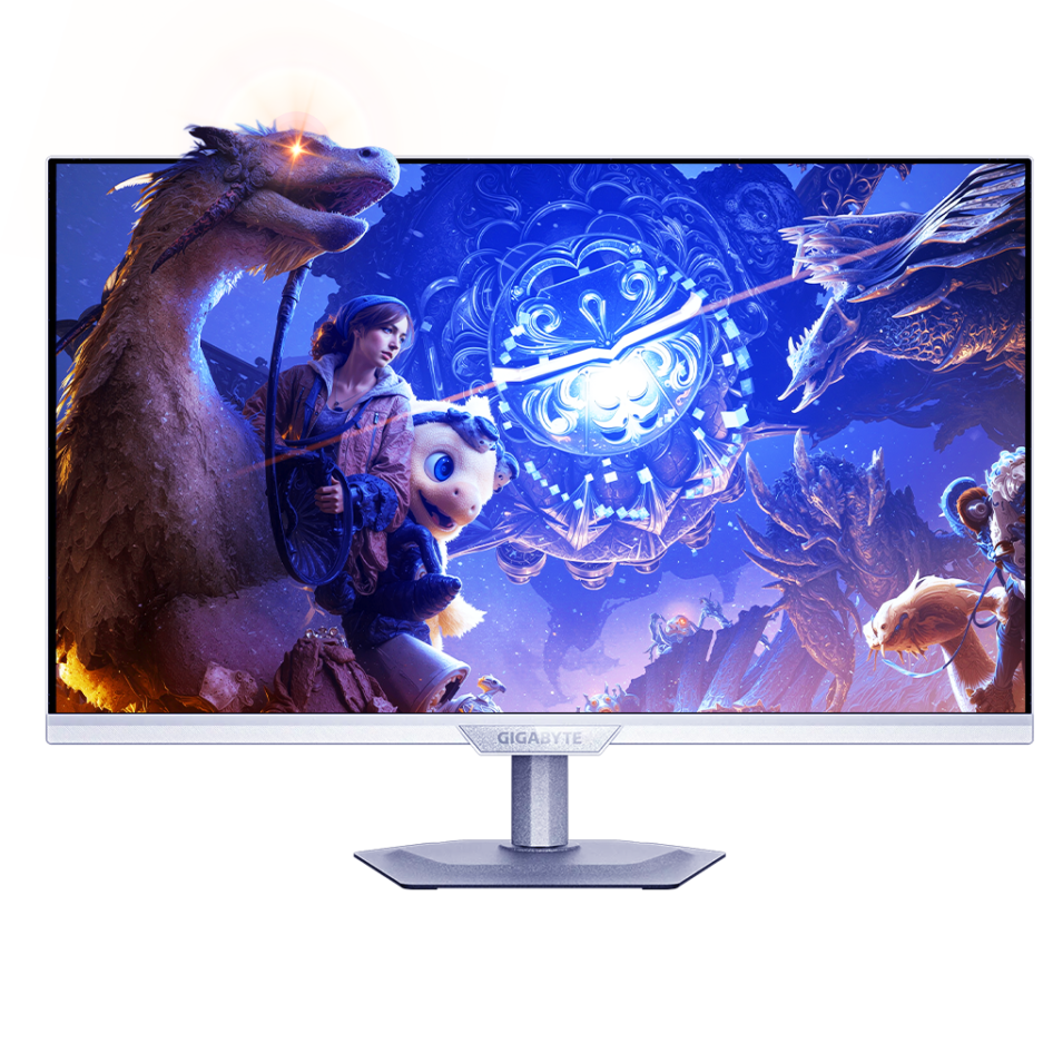 MONITOR GIGABYTE M27Q2 QD ICE 27"2K 200HZ 1MS-IPS SUPER SPEED-G-SYNC-DISPLAYHDR 400-WHITE