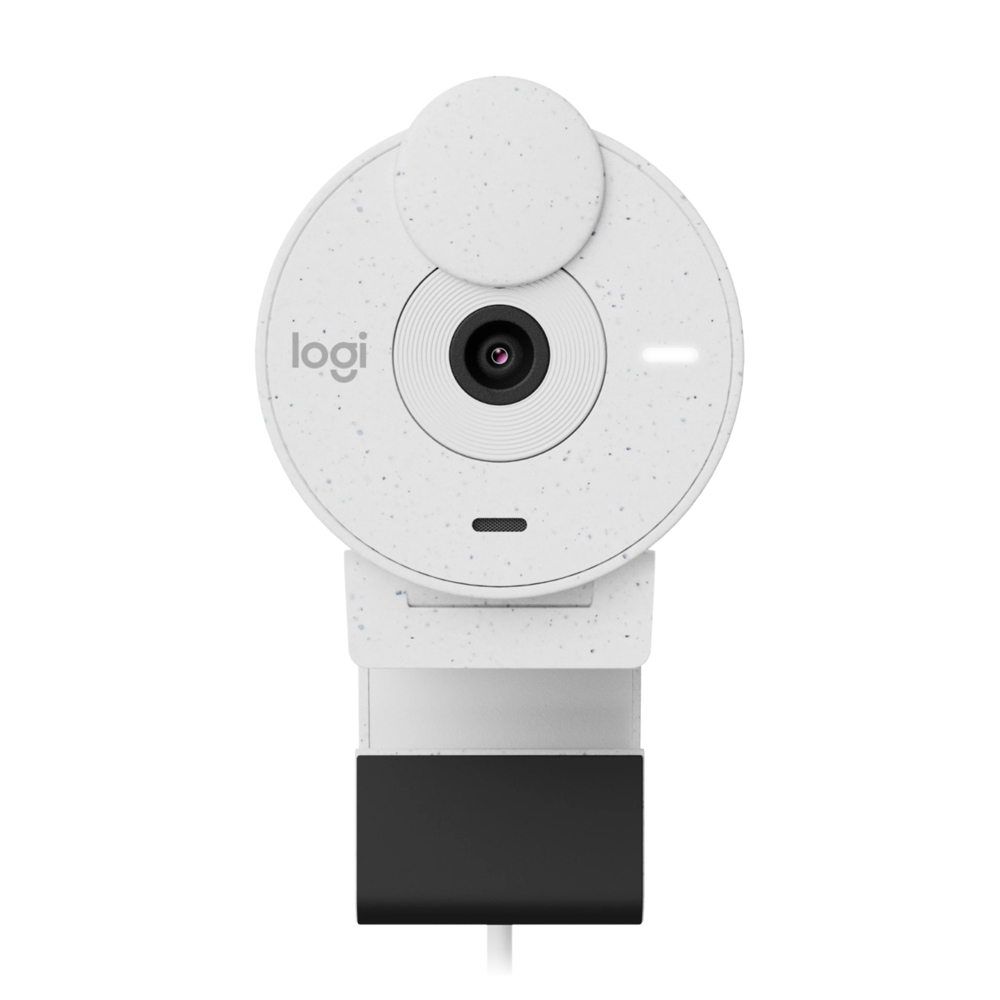CAMARA WEB LOGITECH BRIO 300 FHD 1080P CONEXION USB TIPO C COLOR WHITE (SKU: 097855178909)