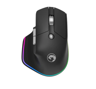 Mouse Marvo Scorpion Ergonómico G803W BK DUKE55 RGB 4000DPI Conexion Bt/wireless Color Black