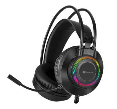 Headset Xtrike-Me Gaming GH-509 Flexible TGB 3.5MM+USB Color Black RGB