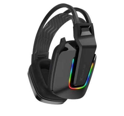 Headset Xtrike ME GH-712 Static Conexión 3.5MM+USB Color Black RGB