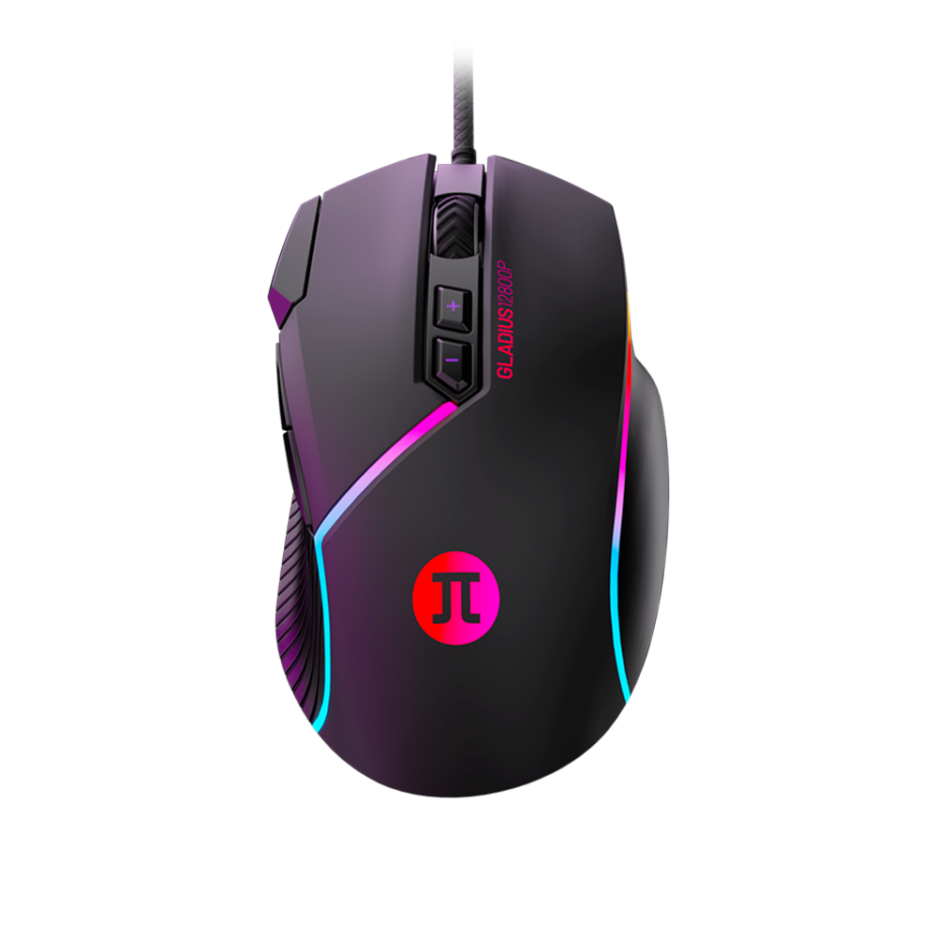 Mouse Primus PMO-103 Gladius RGB 12800DPI 8OTONES Conexion USB Color Black