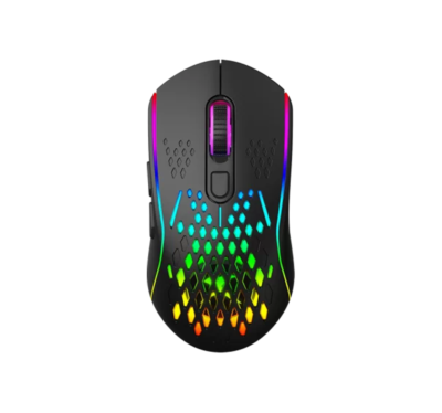 Mouse Xtrike ME GW-611 RGB 1600DPI Conexion Wireless/cable USB Color Black