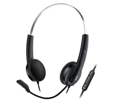 Headset Genius HS-220U Conexión USB Color Black