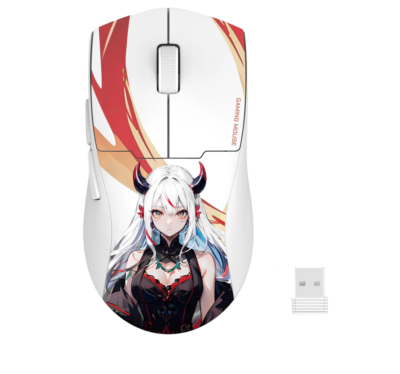 Mouse Redragon M918AKG-PRO K1NGMAX 26000DPI Conexion Bt/wireless/cable Color White