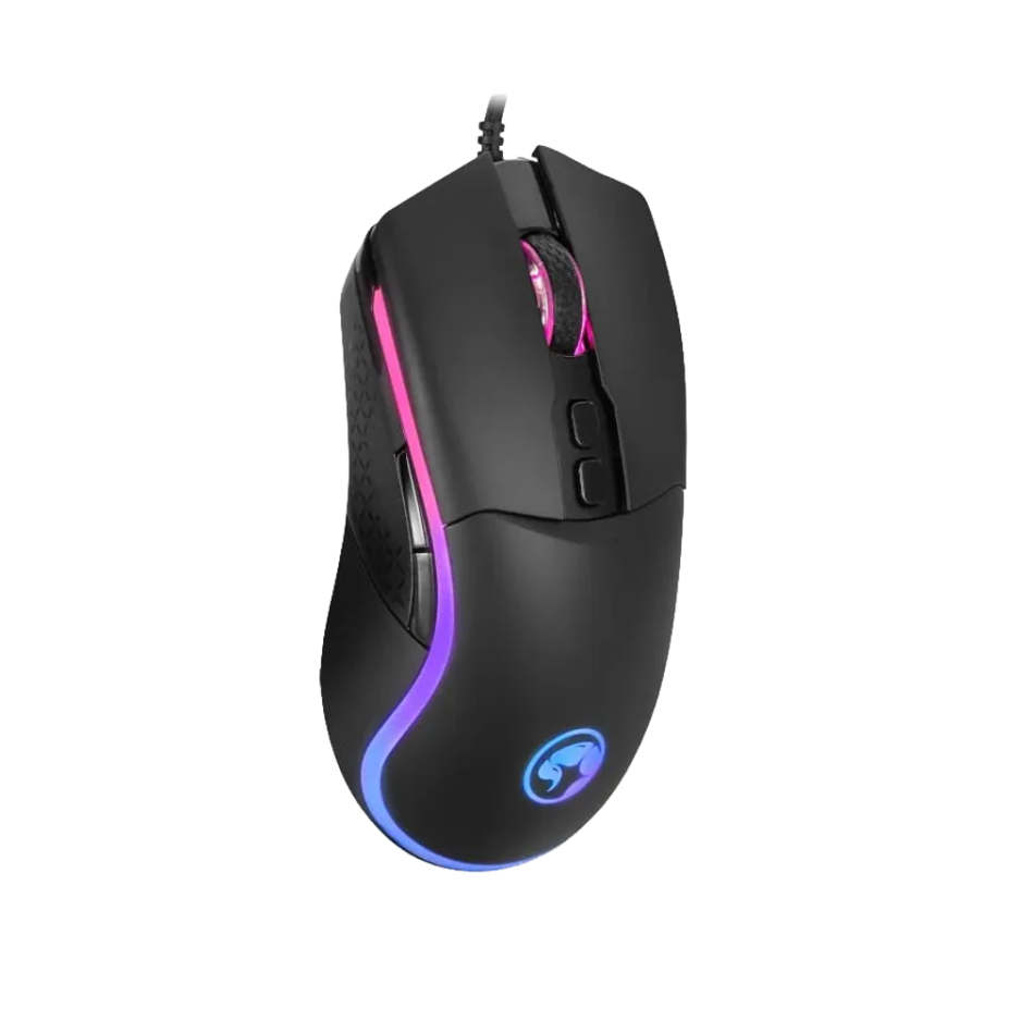 Mouse Marvo Scorpion M358 RGB 7200DPI 7BOTONES Programables Color Black