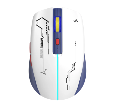 Mouse Gaming Marvo Scorpion M796 3200DPI 6 Botones Conexion USB + Wirelless Color White
