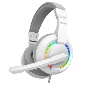 Headset Armaggedon Pulse 1 Chroma RGB Stereo 2.1 Conexion 3.5MM+USB-A Color White