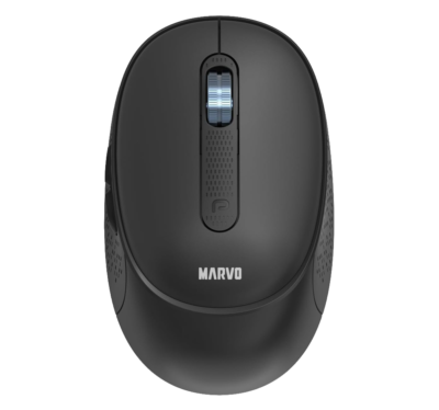 Mouse Marvo WM111 BK Bateria Recargable 1600DPI Conexion Bt/wireless Color Black