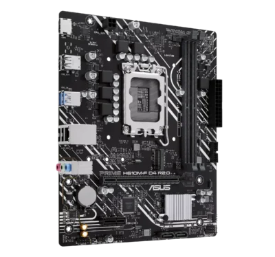 Mainboard Asus Prime H610M-F D4 R2.0 LGA1700 2*DDR4(MAX 64GB) 1*M.2 2*SATA 2*USB 3.0 4*USB 2.01*HDMI 1*RJ45 1*JACK 3.5MM