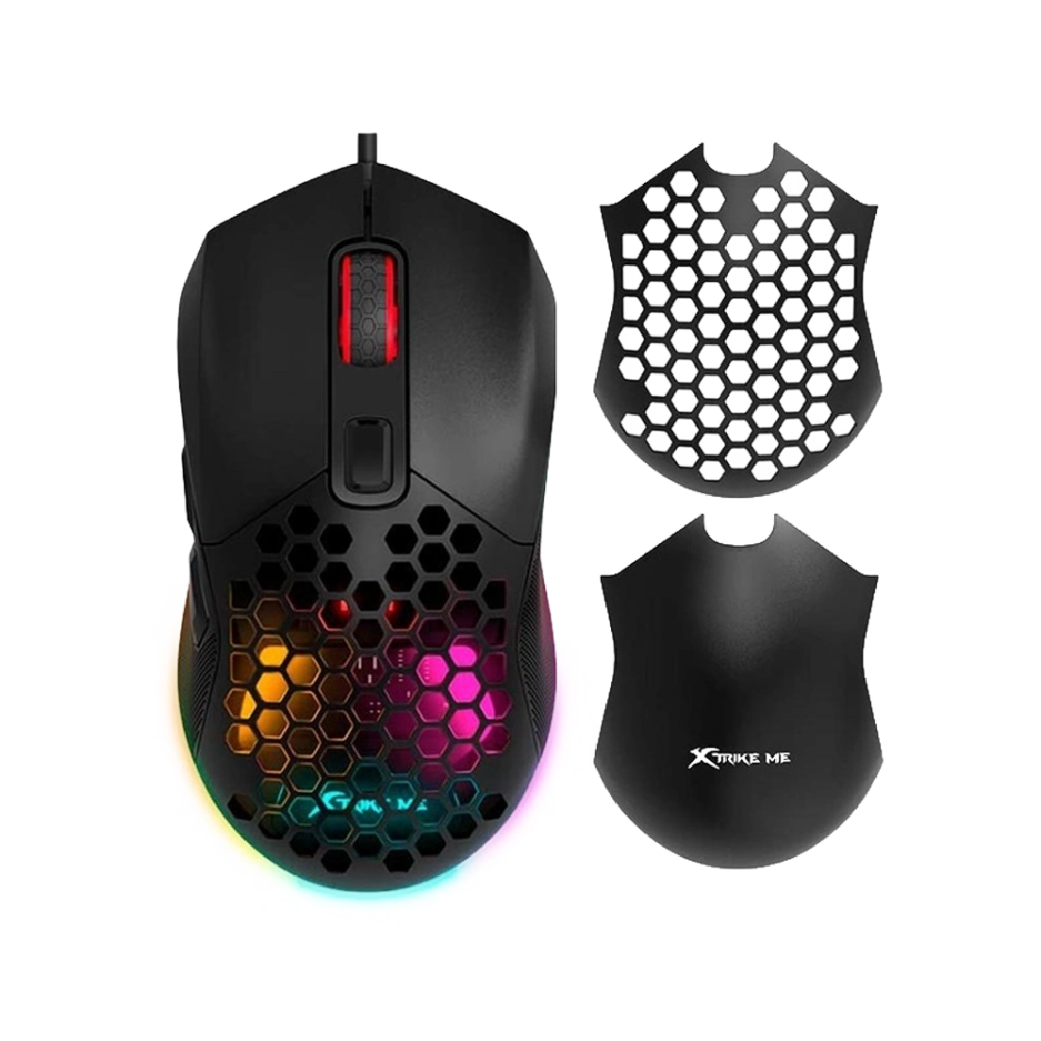 Mouse Xtrike ME GM-316 7200DPI 6BOTONES Conexion USB Color Black RGB