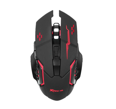 Mouse Xtrike ME GW-601 RGB 3200DPI 6BOTONES Conexion Wireless Color Black