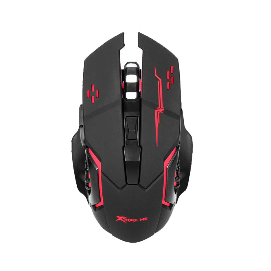 Mouse Xtrike ME GW-601 RGB 3200DPI 6BOTONES Conexion Wireless Color Black