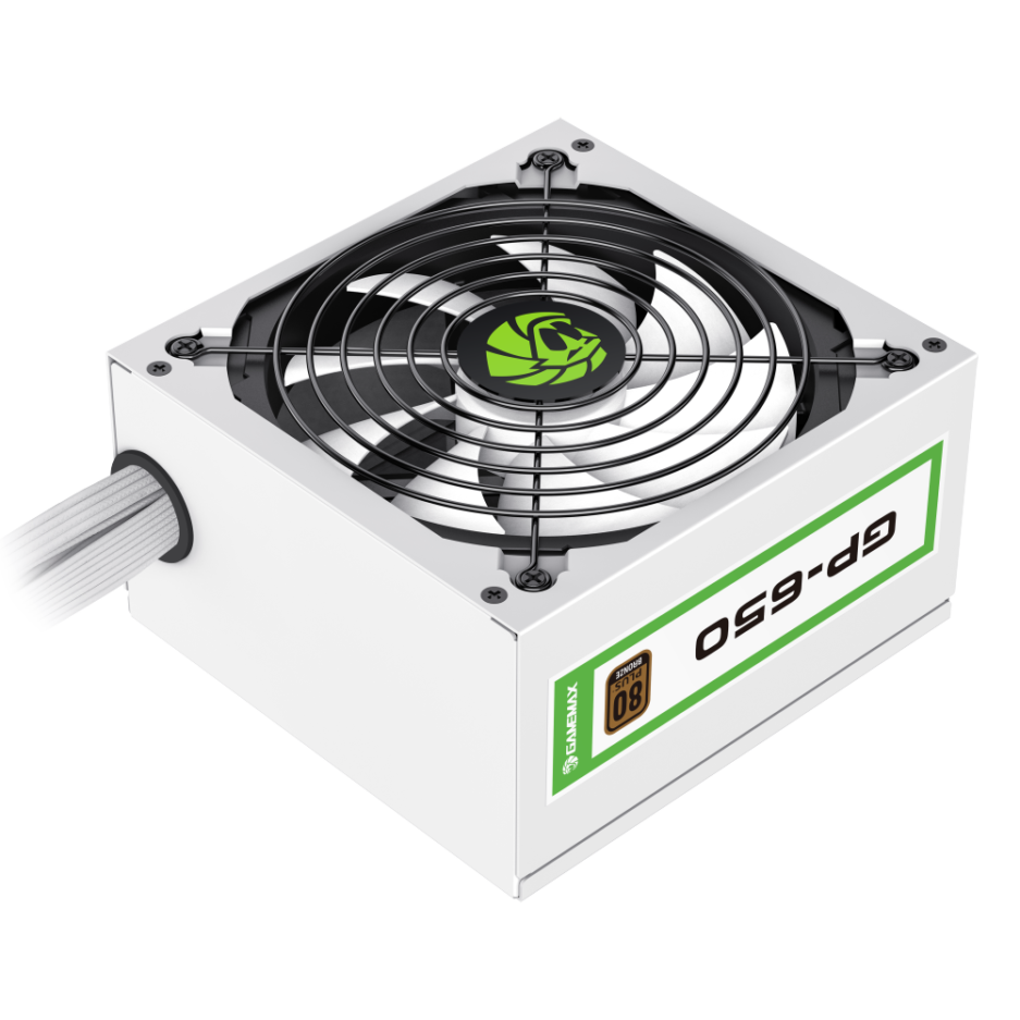 Fuente de Poder Gamemax GP-650 80 Plus Bronze White