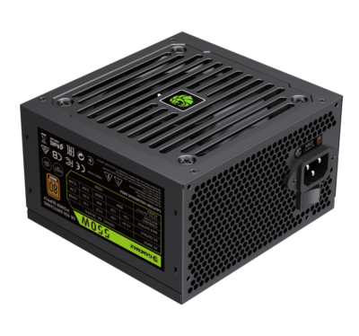 Fuente de Poder Gamemax GE-550 550W 80PLUS Bronze ATX 3.1 Pcie 5.1 Color Black