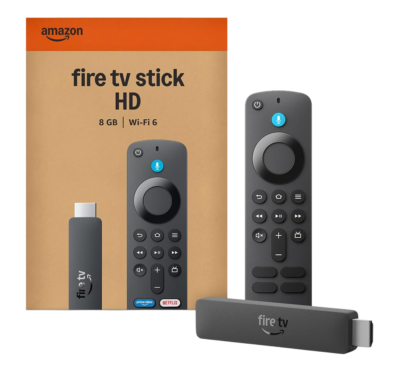 Amazon Fire TV Stick HD 1ERA GEN Voice Remote Procesador 4 Nucleos 1.7GHZ RAM 1GB Almacenamiento Interno 8GB Wifi 6 BT 5.0 Conexion Hdmi