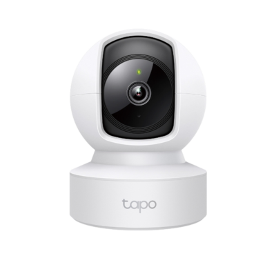 Cámara de Seguridad Tapo C212 Interior Resolución 2K 3MP Movimiento 360° Visión Nocturna Audio Bidireccional Almacenamiento Hasta 512GB Color White