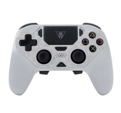 Mando ENV Spartan Dual Force 1VENV9439 Sensor de Movimiento/doble Vibracion/compatible PC PS4 Switch IOS y Android / Puerto 3.5MM para Audifonos Conexion BT Color Gris
