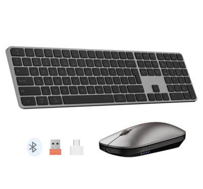 Combo Teclado+mouse Meetion Ikey C230 Conexión Bt/wireless Color Black