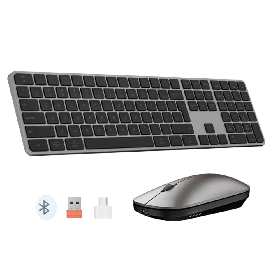 Combo Teclado+mouse Meetion Ikey C230 Conexión Bt/wireless Color Black