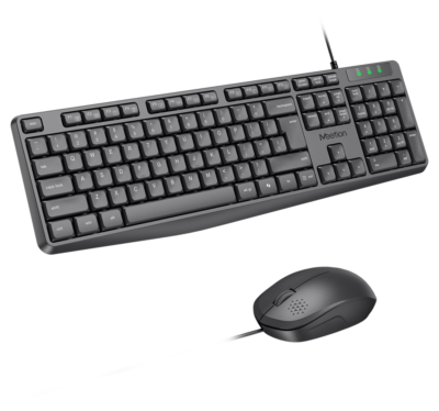 Combo Meetion Teclado+mouse C235 Silencioso Conexión USB Color Black