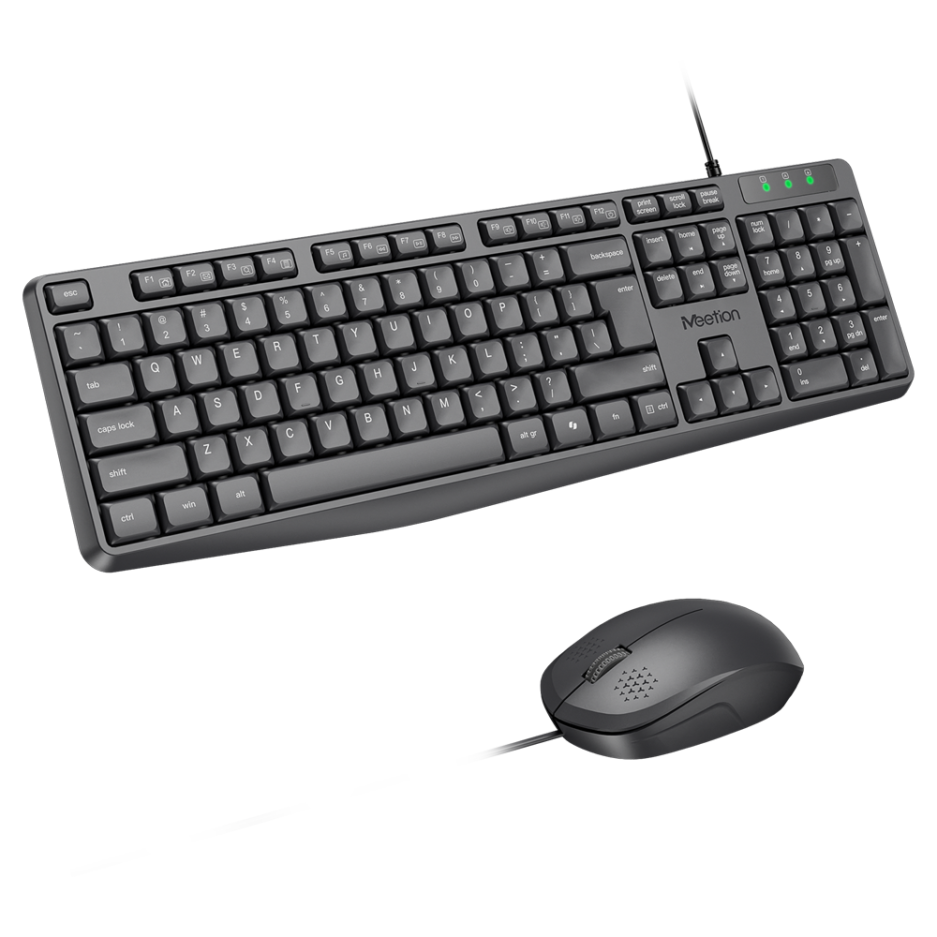 Combo Meetion Teclado+mouse C235 Silencioso Conexión USB Color Black