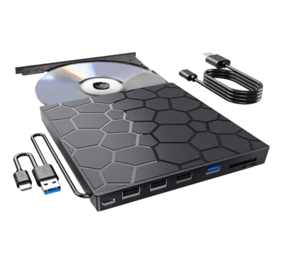 Dvd-rwiter Nitron Externo USB Unidad Lectora y Grabadora 17-04-007