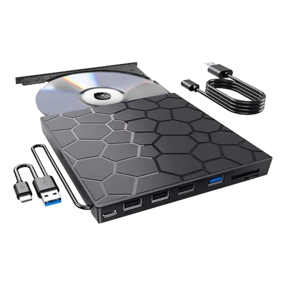 Dvd-rwiter Nitron Externo USB Unidad Lectora y Grabadora 17-04-007