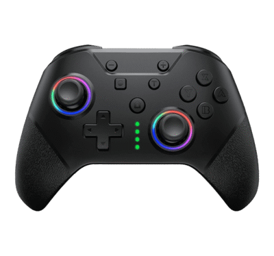 Mando ENV Spartan Elite 1VENV9440 Rgb/joystick 3D de Alta Precision Compatible Switch PC Conexion BT Color Black