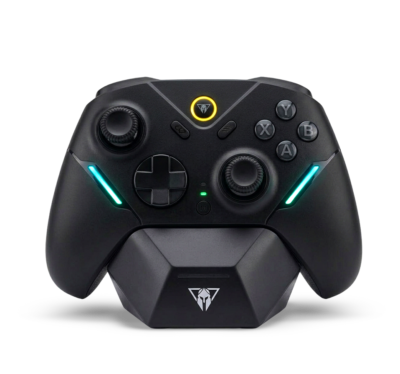 Mando ENV Spartan PRO 1VENV9438 RGB / Joystick 3D de Alta Precision/ Compatible Switch Android IOS PC Conexion Bt/wireless/cable Usb-c Color Black